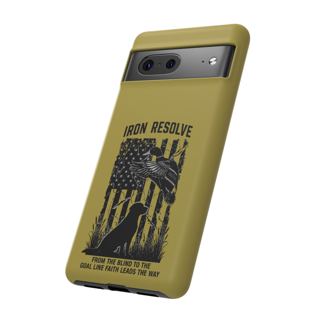 Iron Resolve Flag Dog Silhouette Tough Cases
