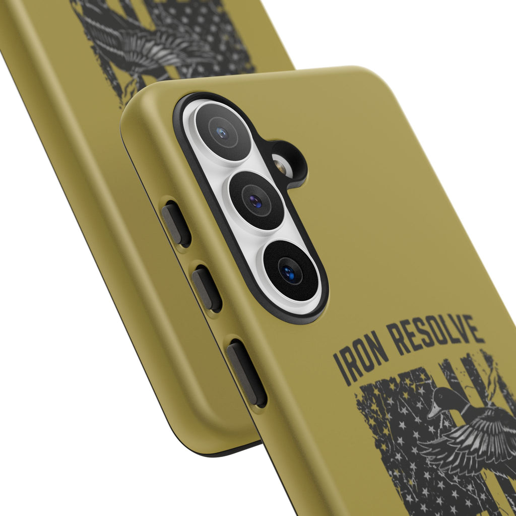 Iron Resolve Flag Dog Silhouette Tough Cases