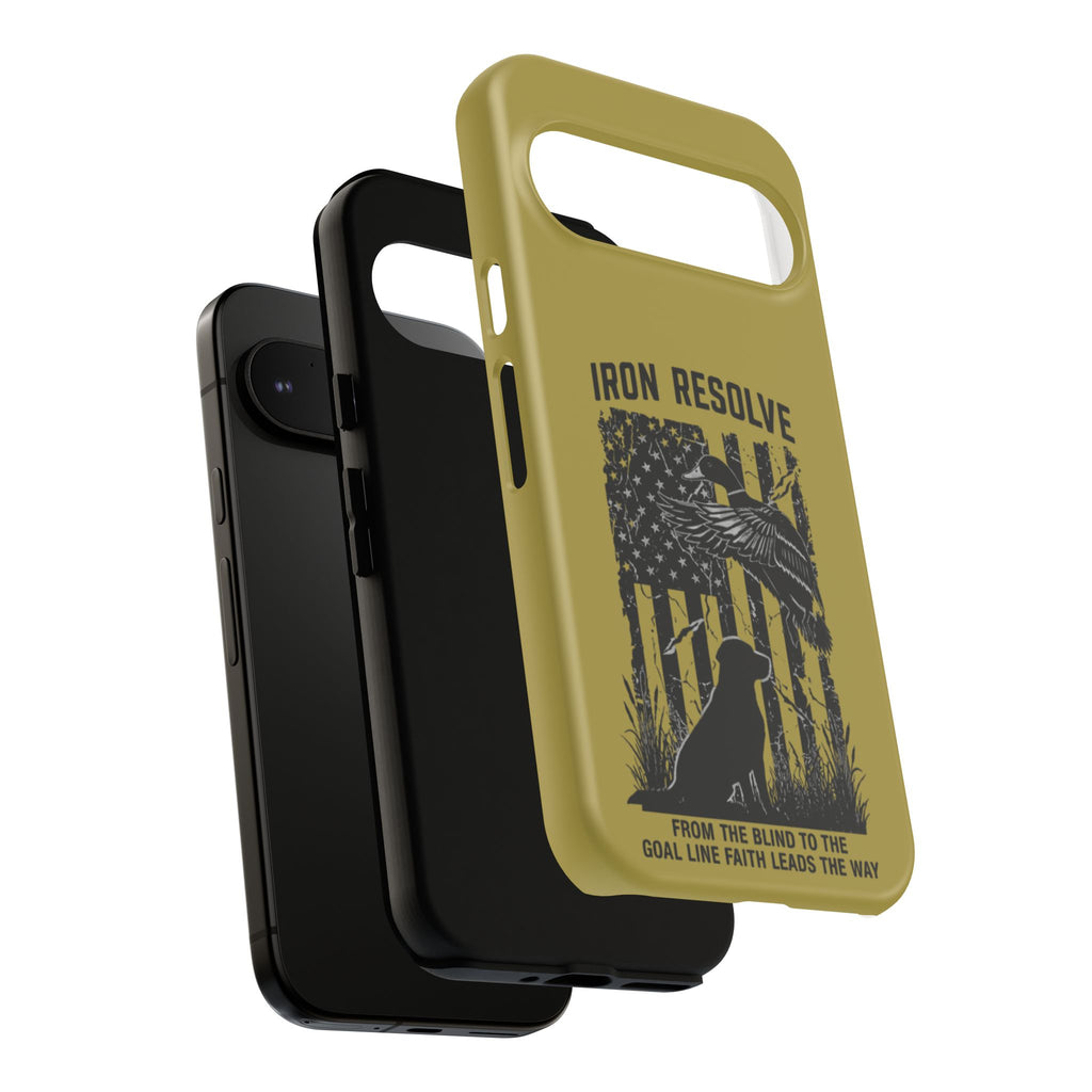 Iron Resolve Flag Dog Silhouette Tough Cases