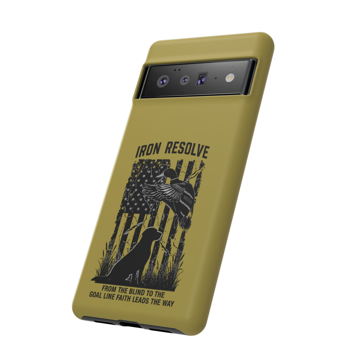 Iron Resolve Flag Dog Silhouette Tough Cases