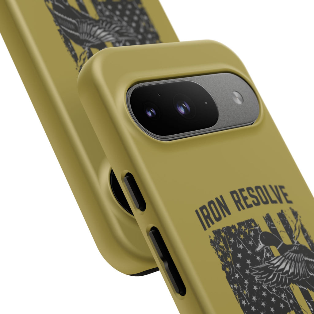 Iron Resolve Flag Dog Silhouette Tough Cases
