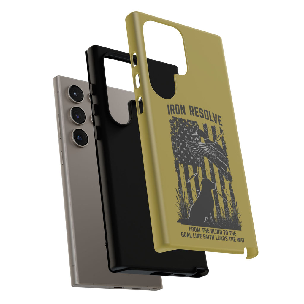 Iron Resolve Flag Dog Silhouette Tough Cases
