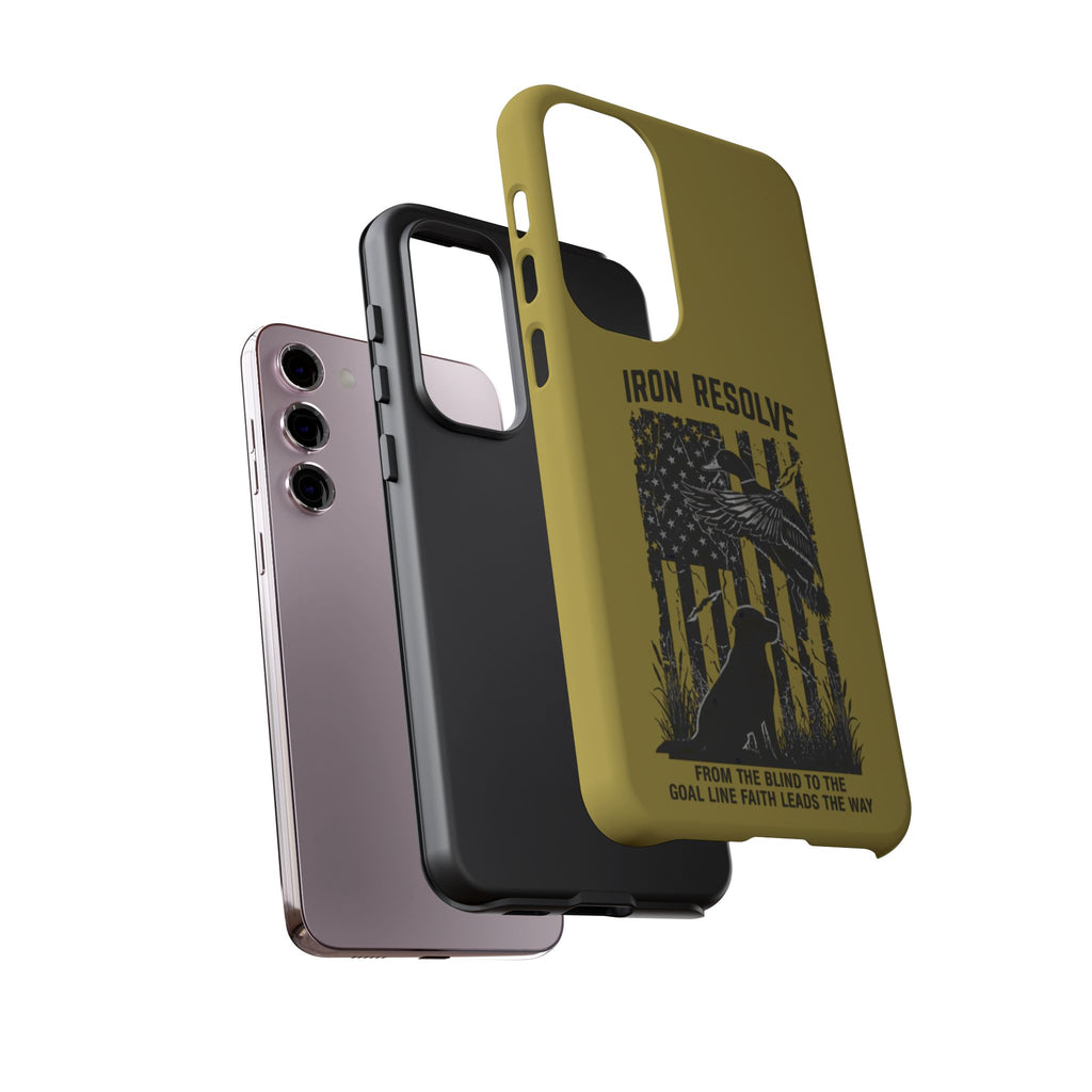 Iron Resolve Flag Dog Silhouette Tough Cases