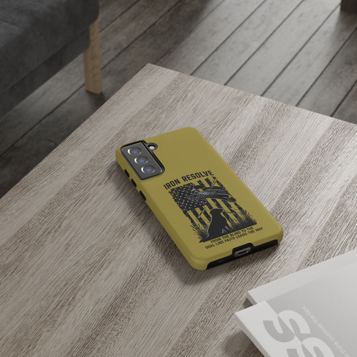 Iron Resolve Flag Dog Silhouette Tough Cases
