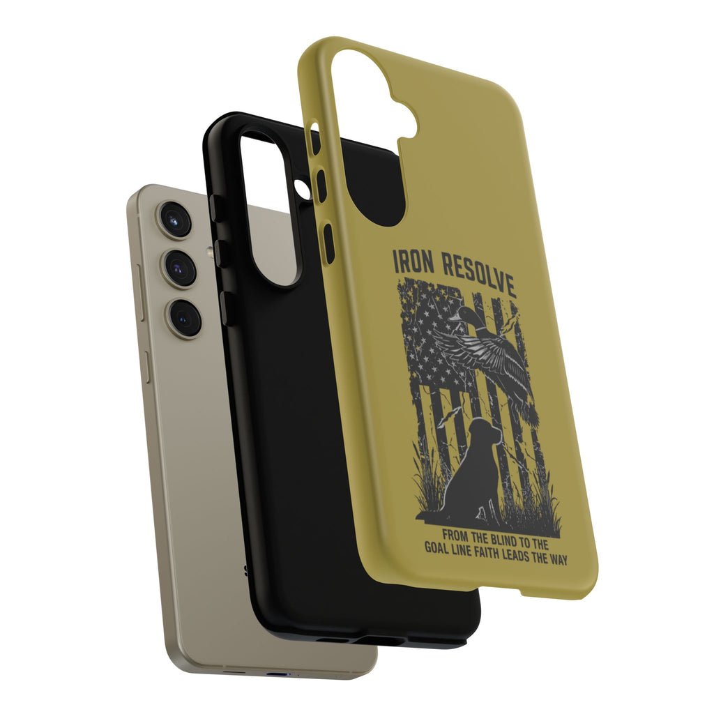 Iron Resolve Flag Dog Silhouette Tough Cases