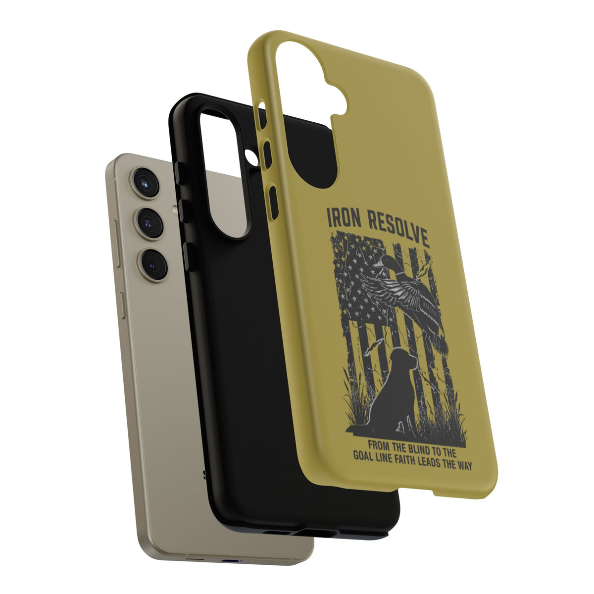 Iron Resolve Flag Dog Silhouette Tough Cases