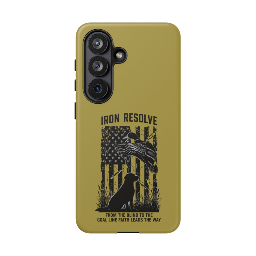 Iron Resolve Flag Dog Silhouette Tough Cases