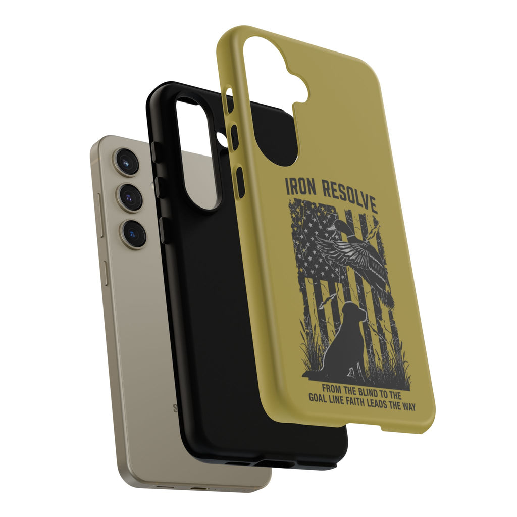 Iron Resolve Flag Dog Silhouette Tough Cases