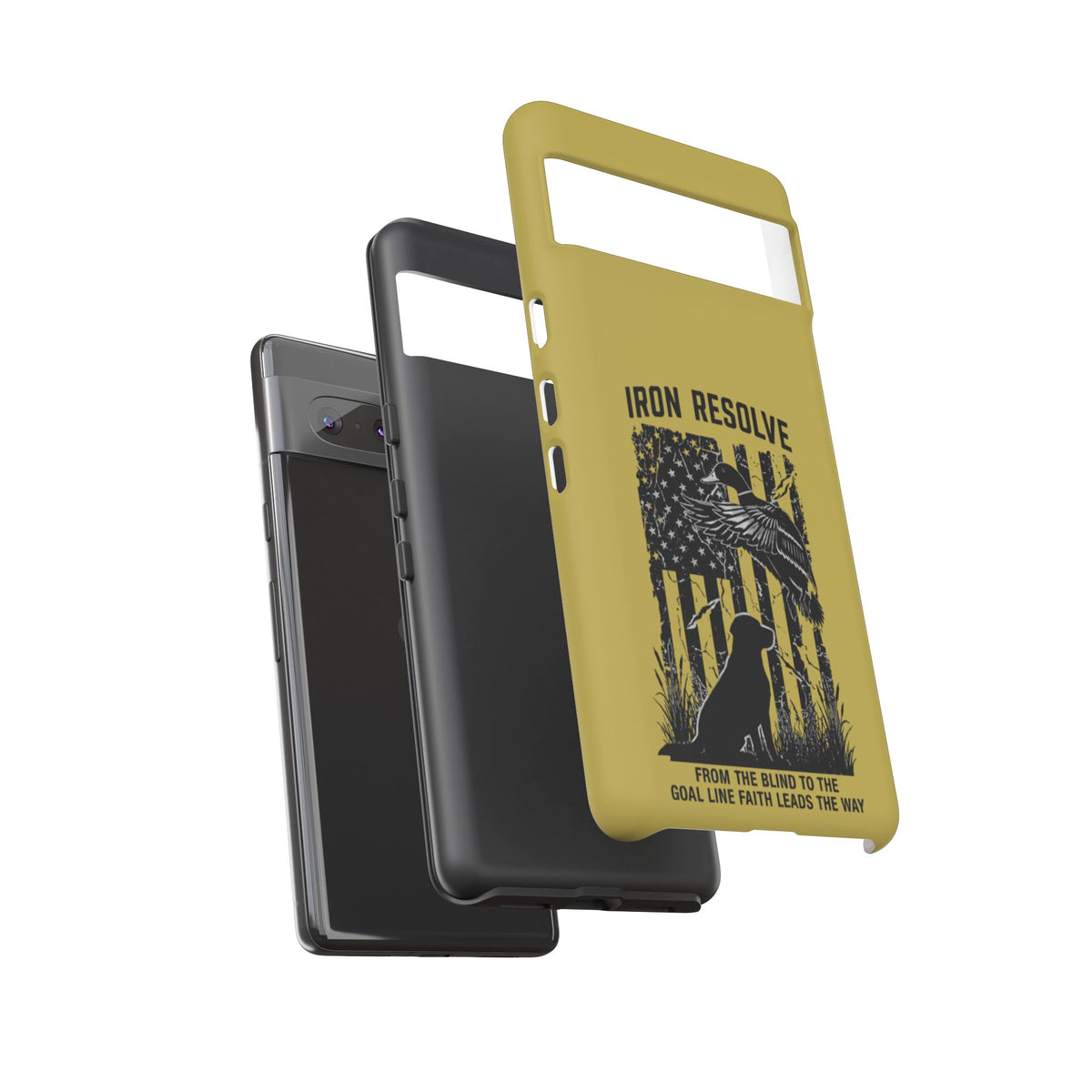 Iron Resolve Flag Dog Silhouette Tough Cases