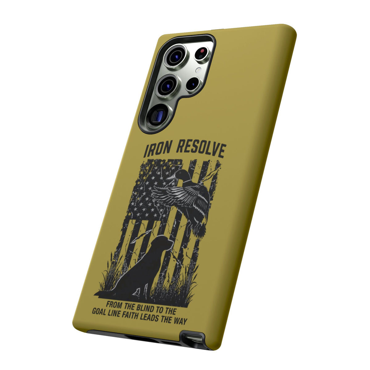 Iron Resolve Flag Dog Silhouette Tough Cases