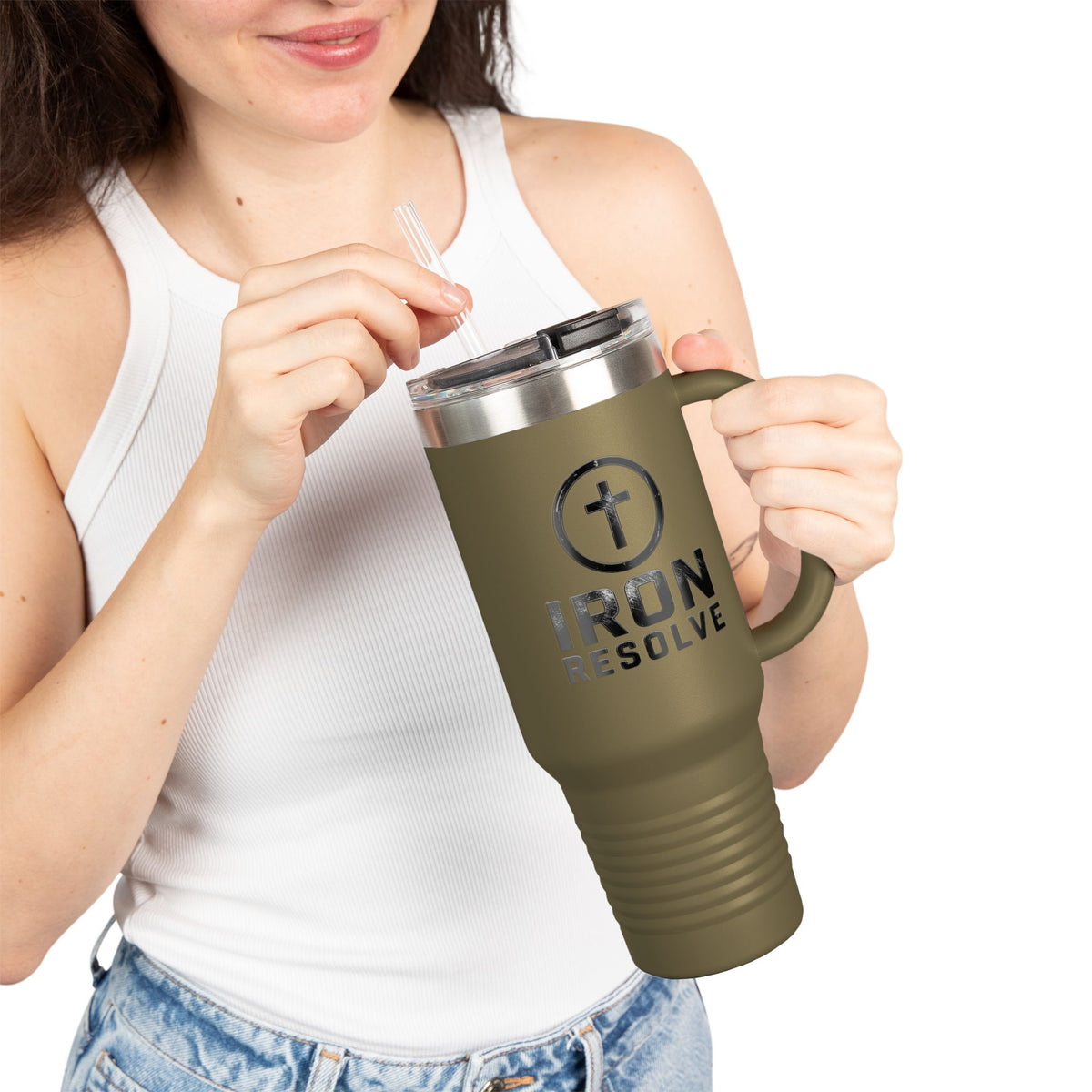 Iron Resolved Insulated Travel Mug, 40oz