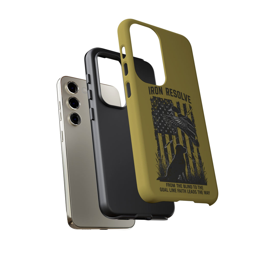 Iron Resolve Flag Dog Silhouette Tough Cases