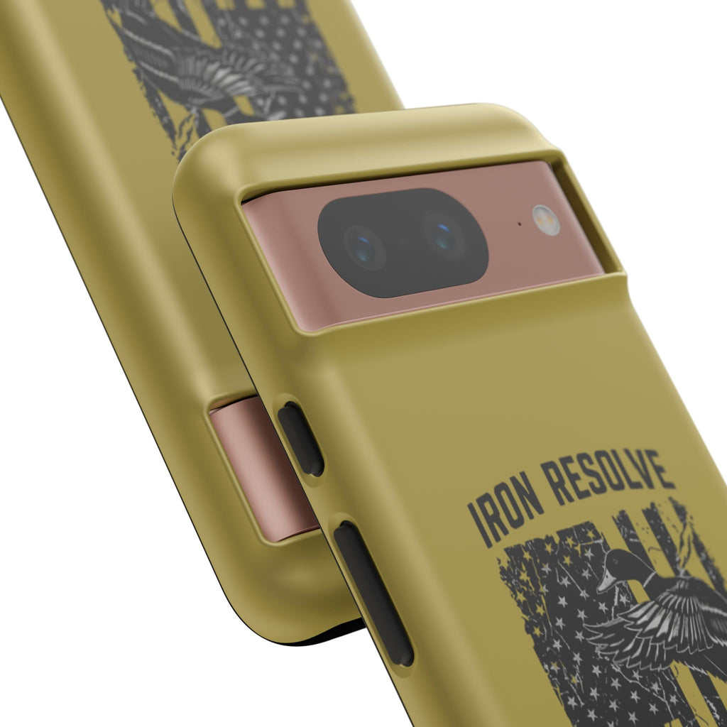 Iron Resolve Flag Dog Silhouette Tough Cases