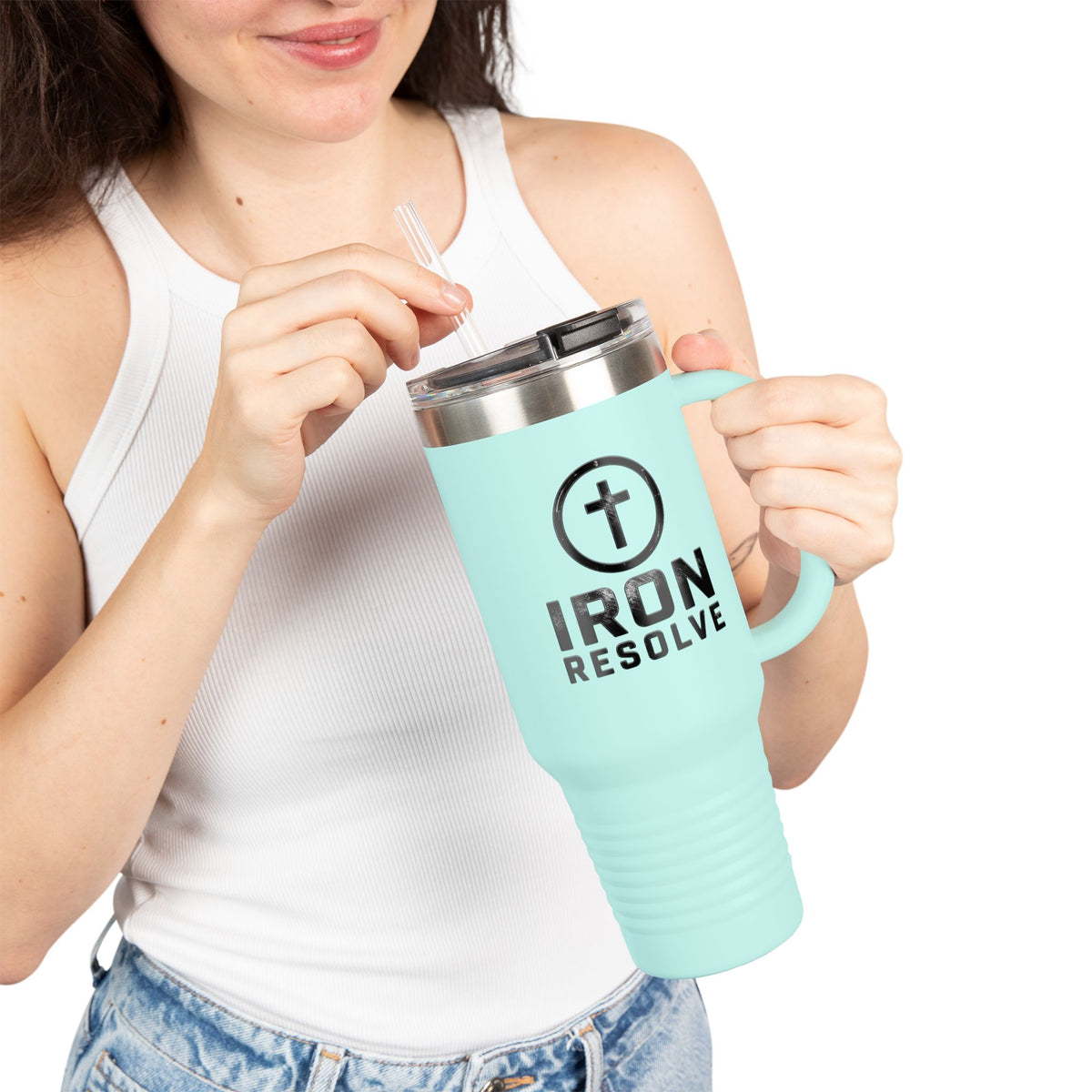 Iron Resolved Insulated Travel Mug, 40oz