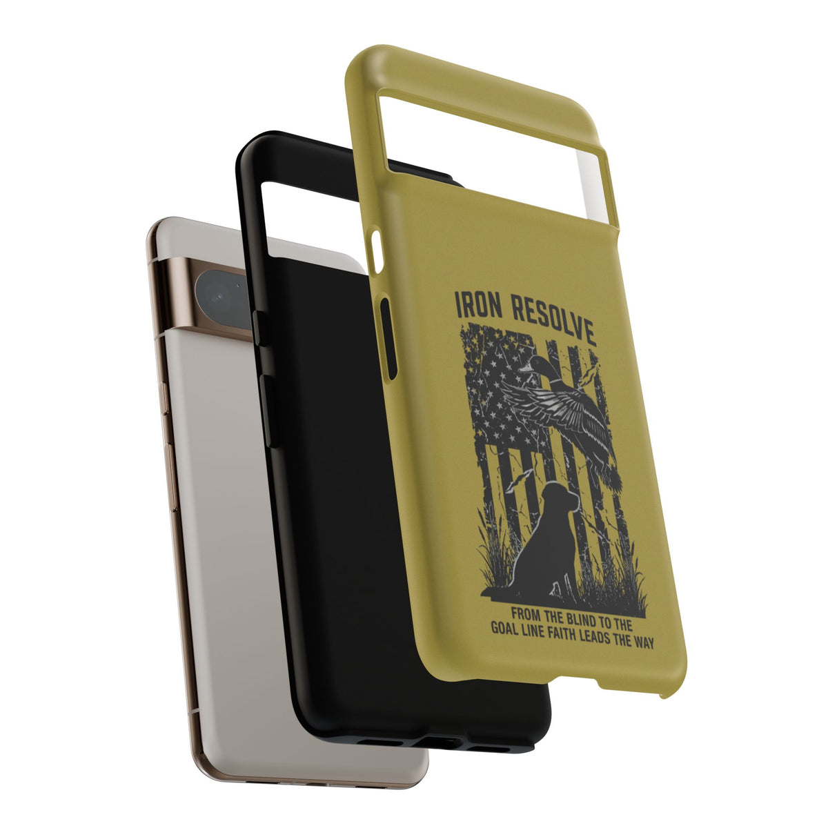 Iron Resolve Flag Dog Silhouette Tough Cases