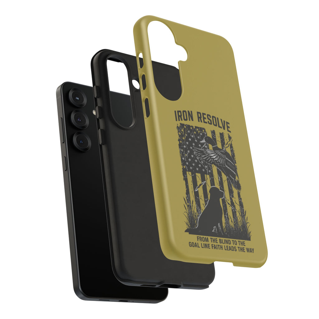 Iron Resolve Flag Dog Silhouette Tough Cases
