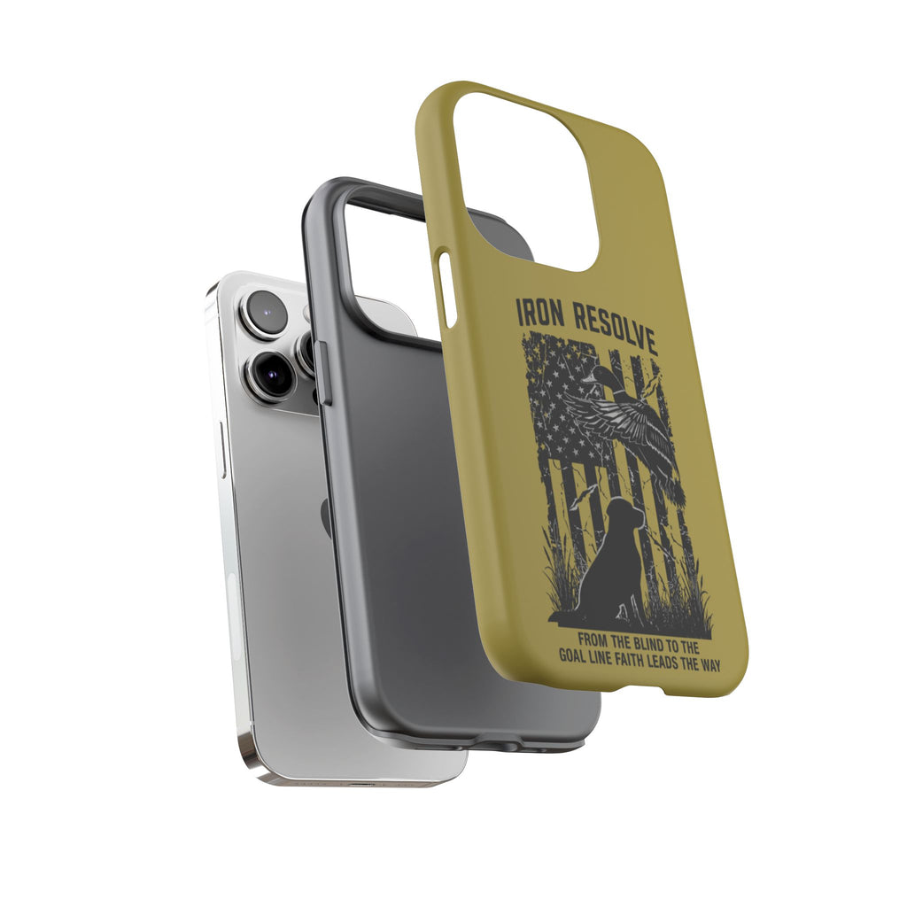 Iron Resolve Flag Dog Silhouette Tough Cases