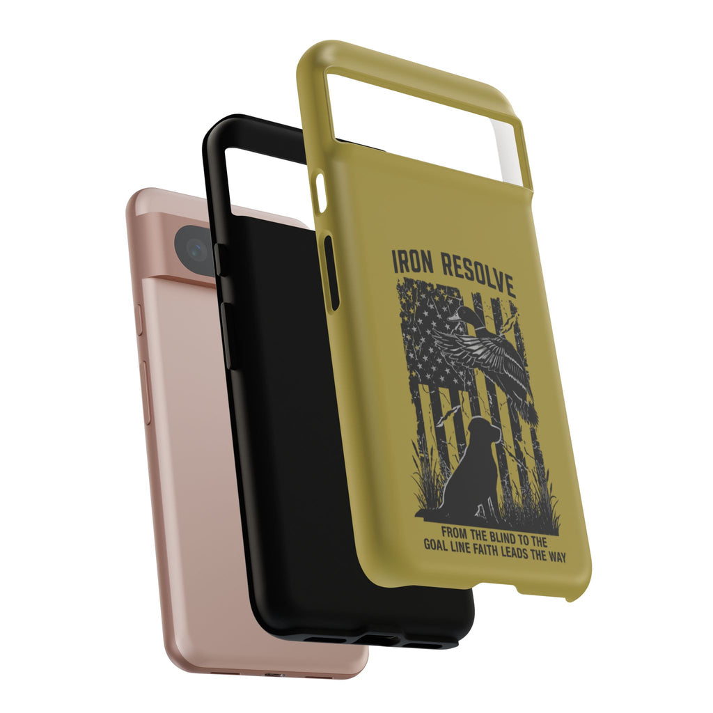 Iron Resolve Flag Dog Silhouette Tough Cases