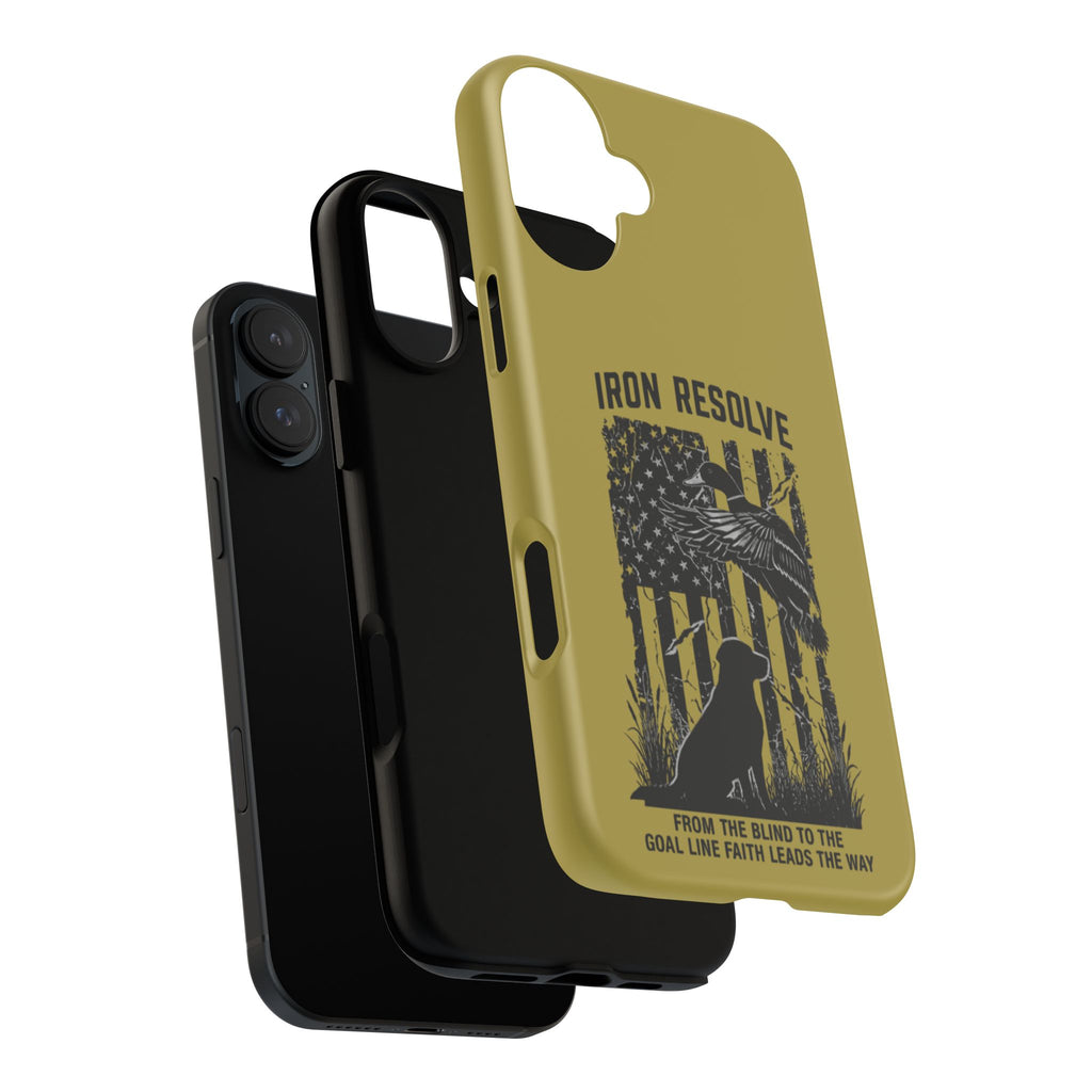 Iron Resolve Flag Dog Silhouette Tough Cases