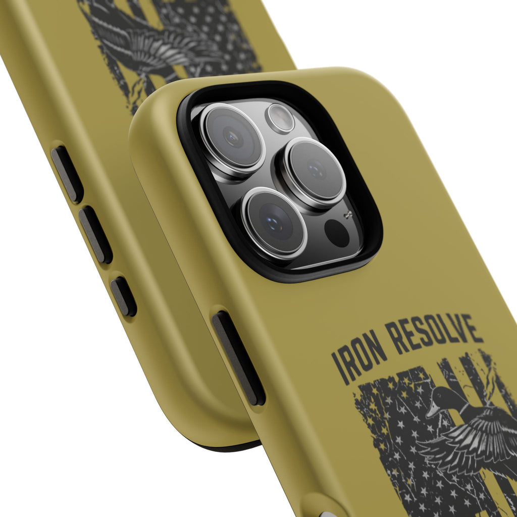 Iron Resolve Flag Dog Silhouette Tough Cases