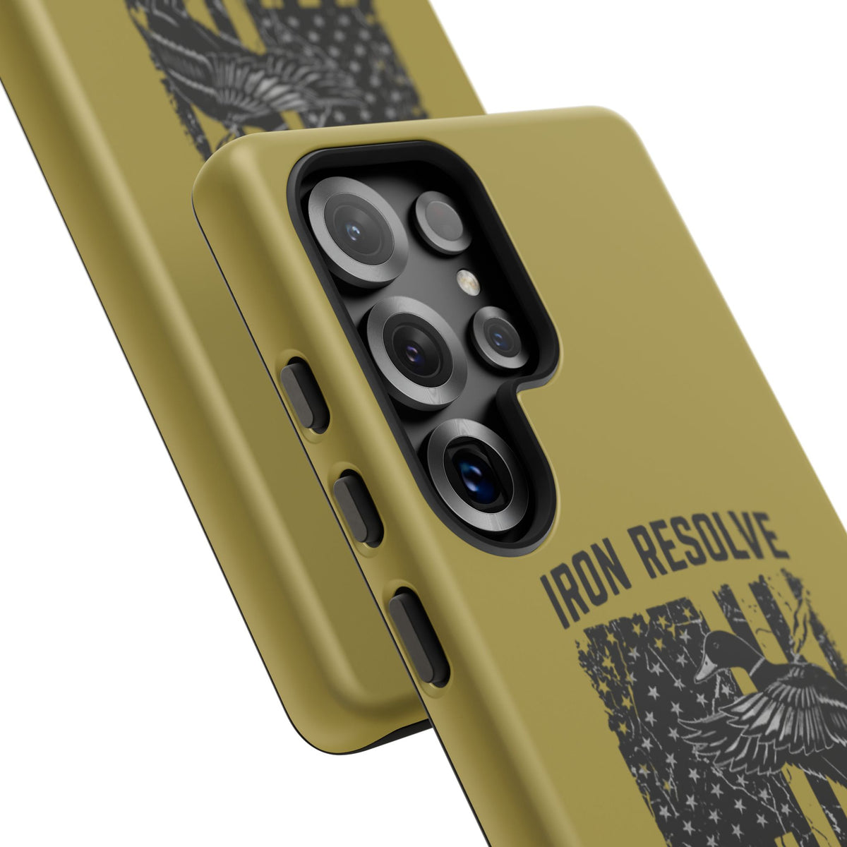 Iron Resolve Flag Dog Silhouette Tough Cases
