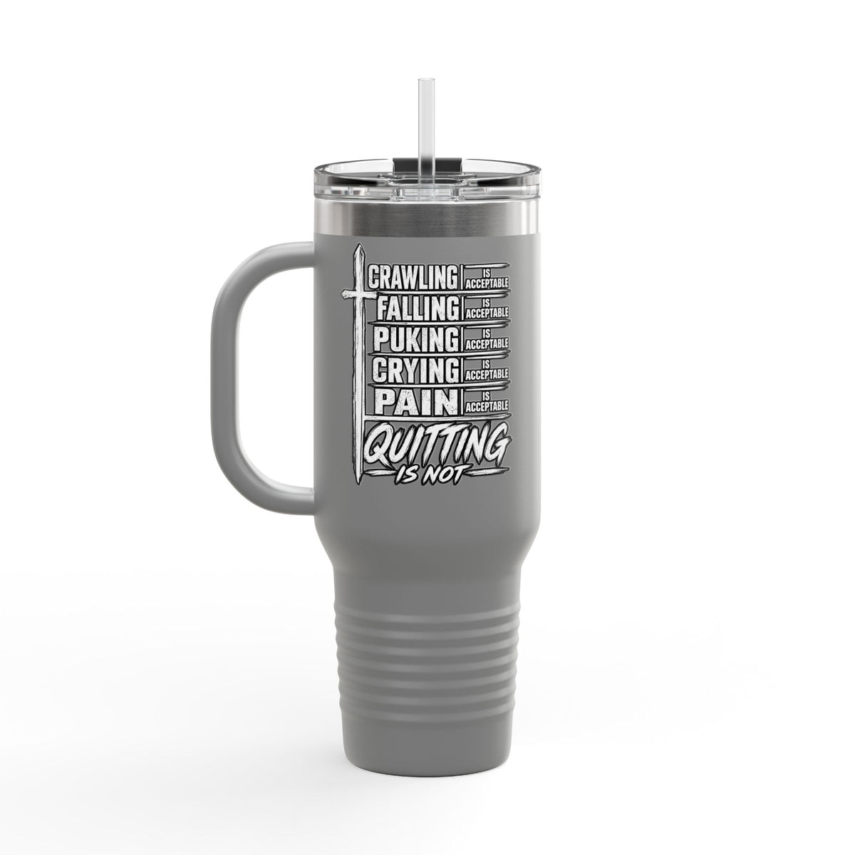 Iron Resolved Insulated Travel Mug, 40oz