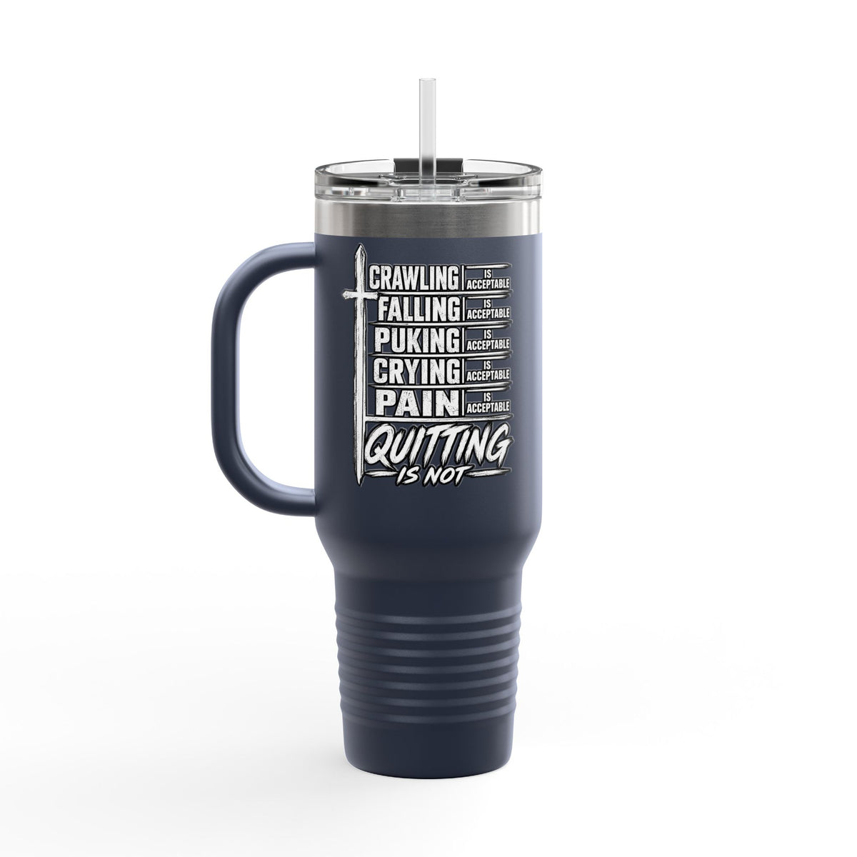 Iron Resolved Insulated Travel Mug, 40oz