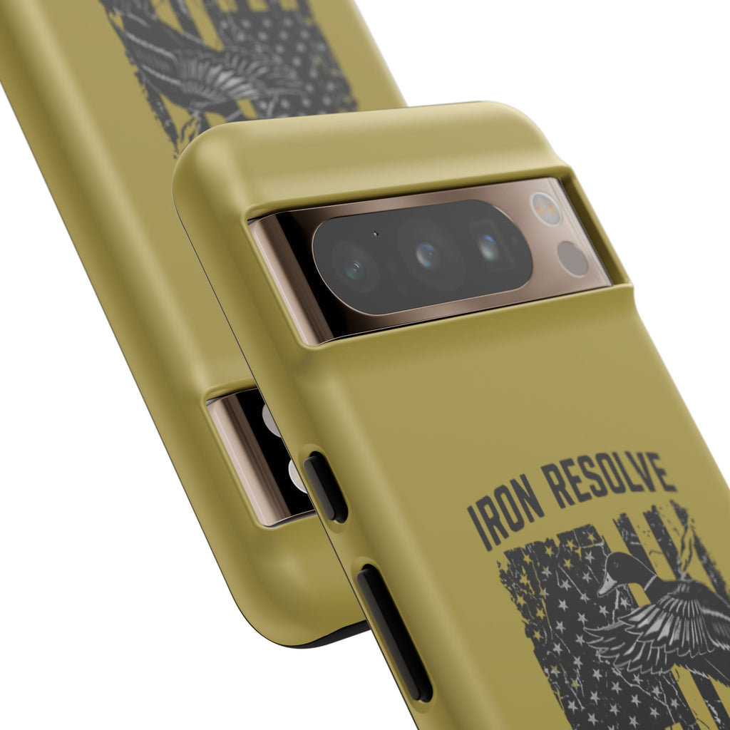 Iron Resolve Flag Dog Silhouette Tough Cases
