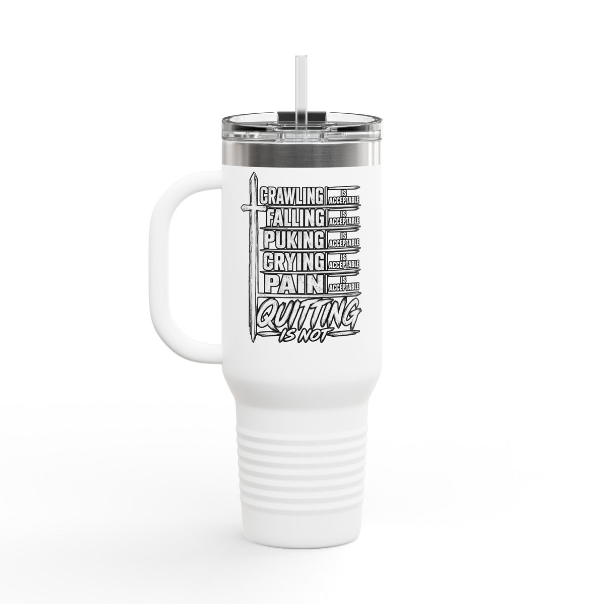 Iron Resolved Insulated Travel Mug, 40oz