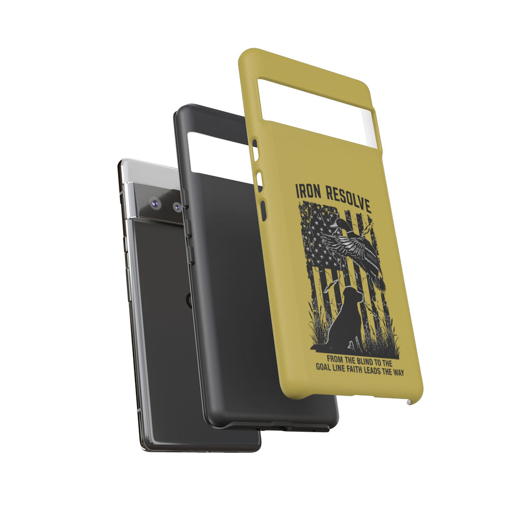 Iron Resolve Flag Dog Silhouette Tough Cases