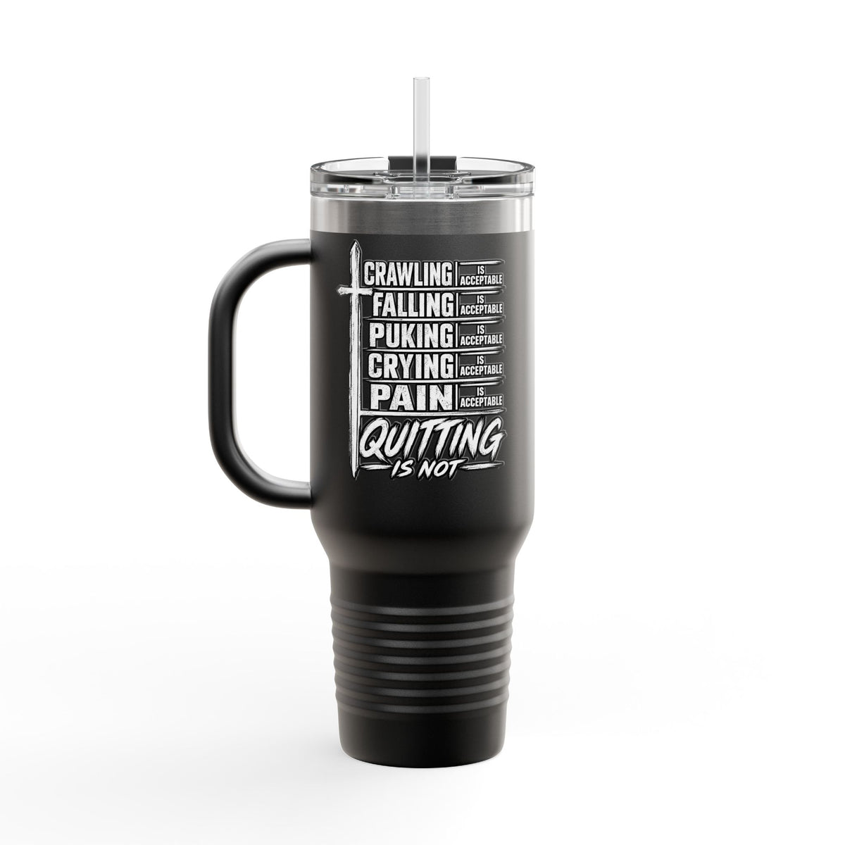 Iron Resolved Insulated Travel Mug, 40oz