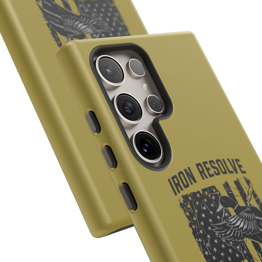 Iron Resolve Flag Dog Silhouette Tough Cases
