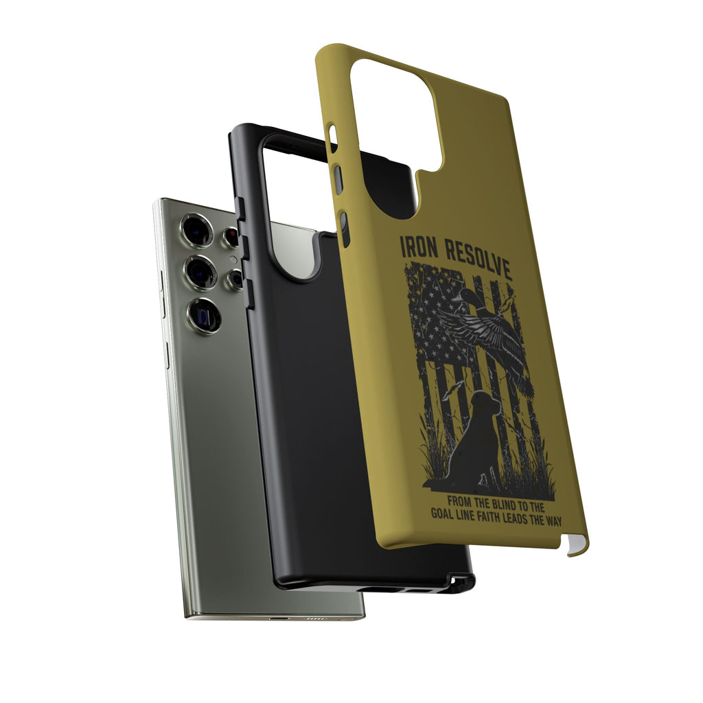 Iron Resolve Flag Dog Silhouette Tough Cases