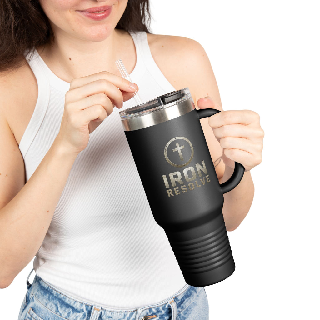 Iron Resolved Insulated Travel Mug, 40oz