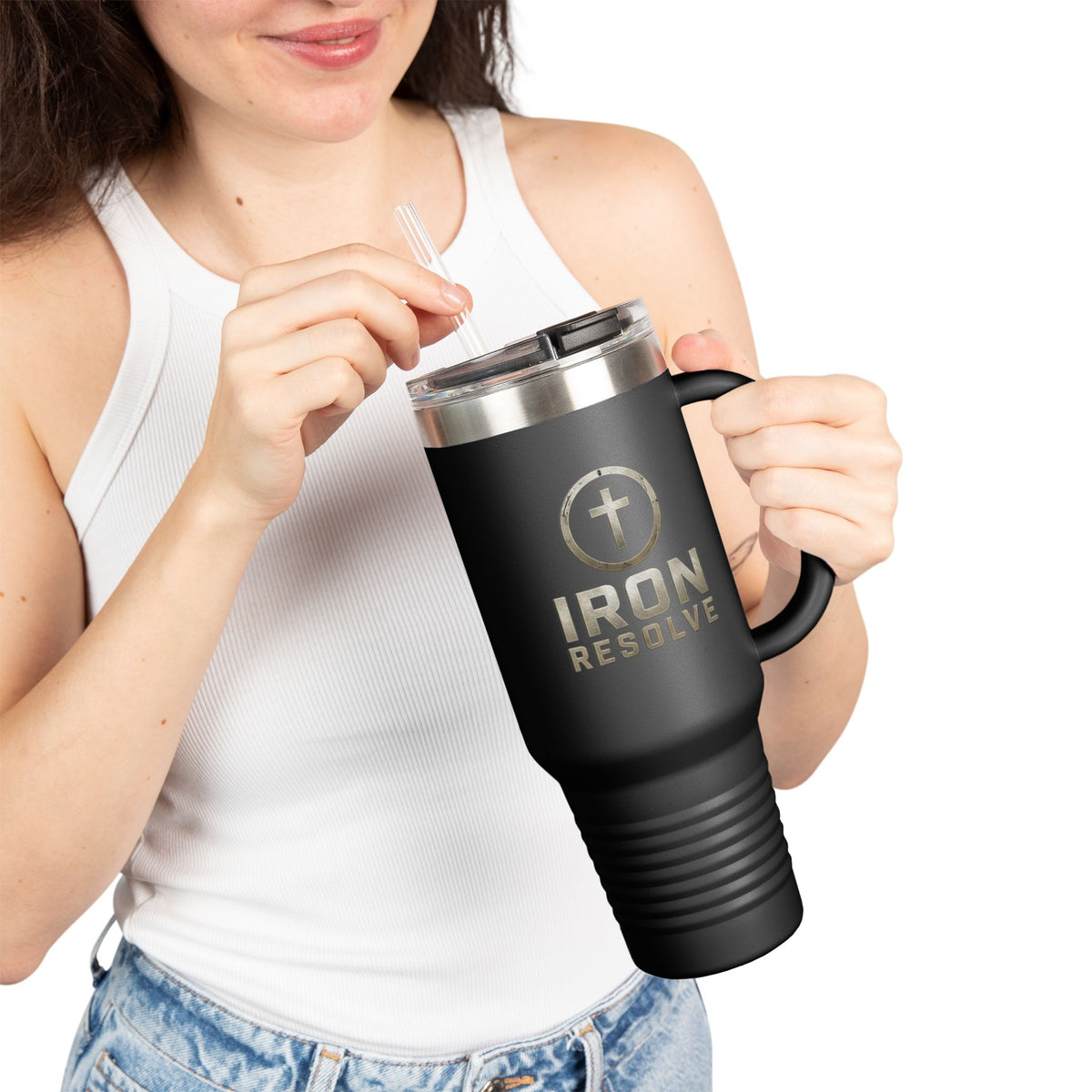 Iron Resolved Insulated Travel Mug, 40oz